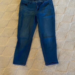 Isaac Mizrahi Dark Blue Women's Skinny Jeans